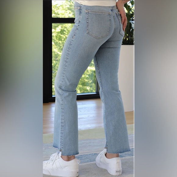 Frame high rise cropped mini-step bootcut jeans in Colorado size 23 - Picture 6 of 11